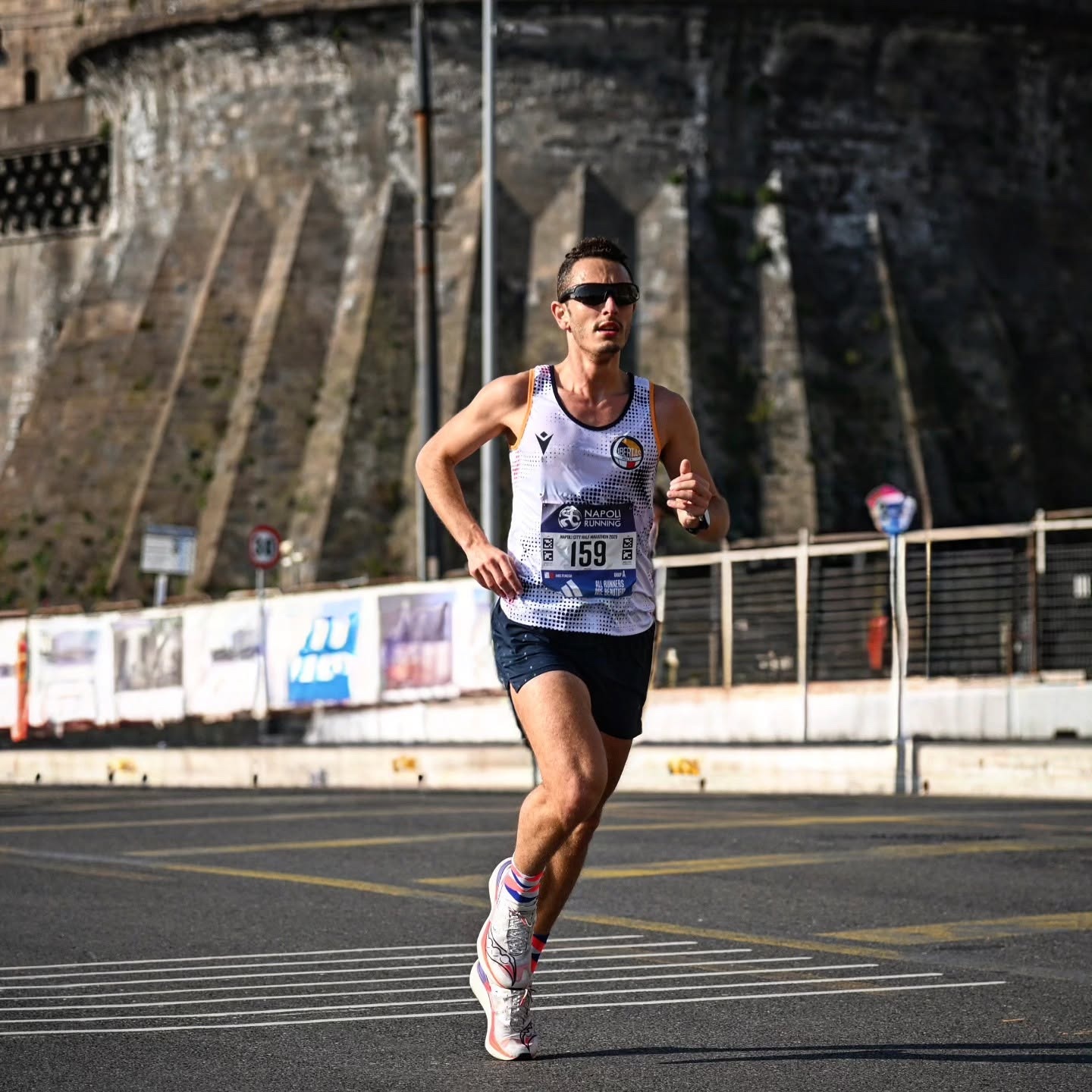 Libertas athlete Jake Fenech competing in a road race